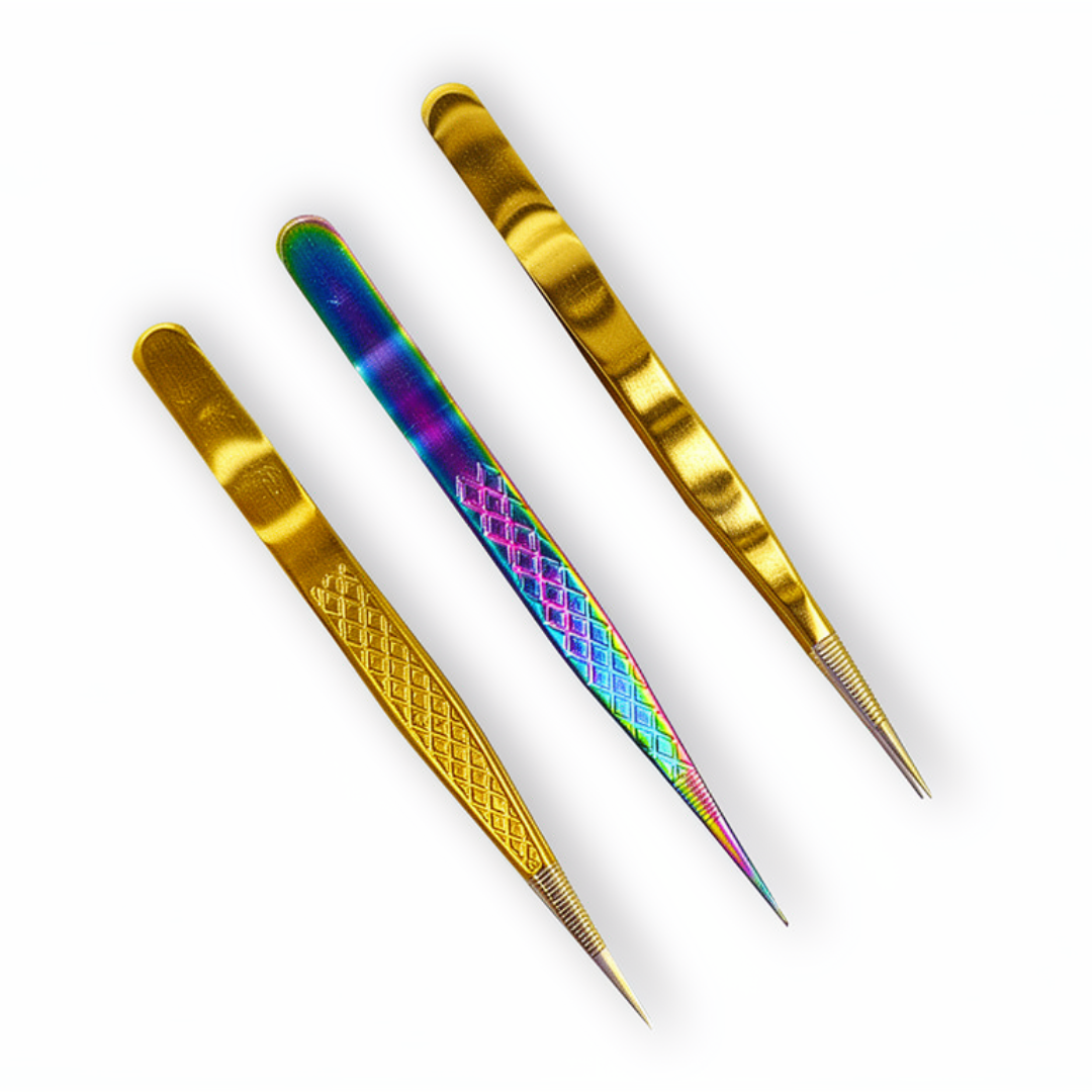 Pęseta prosta mix kolorów