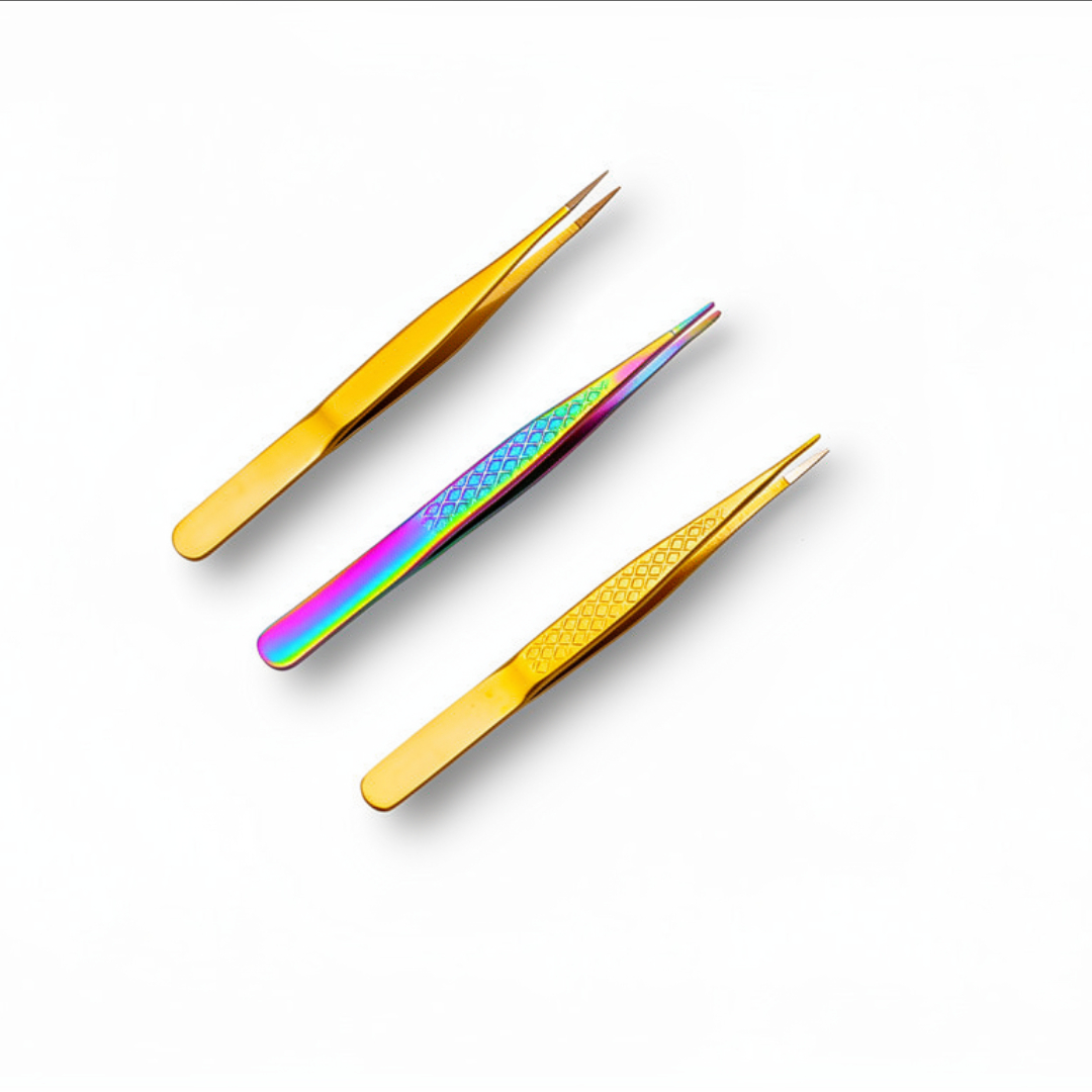 Pęseta prosta mix kolorów