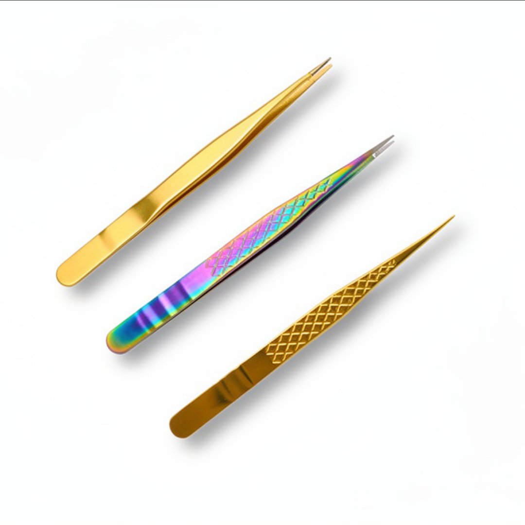 Pęseta prosta mix kolorów